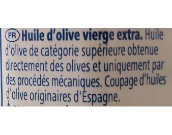 HUILE D’OLIVE VIERGE EXTRA