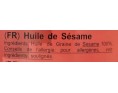 HUILE DE SESAME PURE