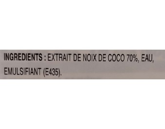LAIT DE NOIX DE COCO