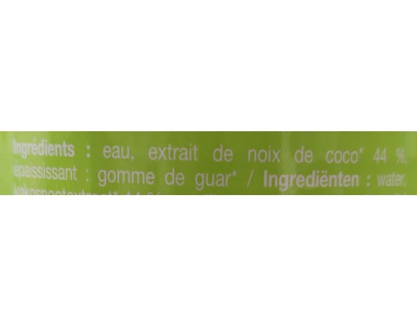 LAIT DE NOIX DE COCO BIO