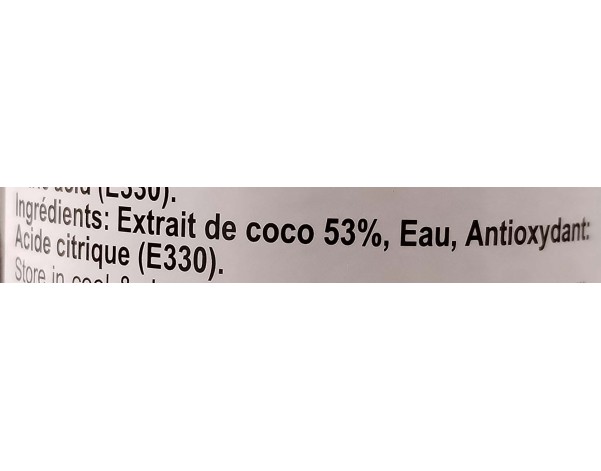 LAIT DE NOIX DE COCO