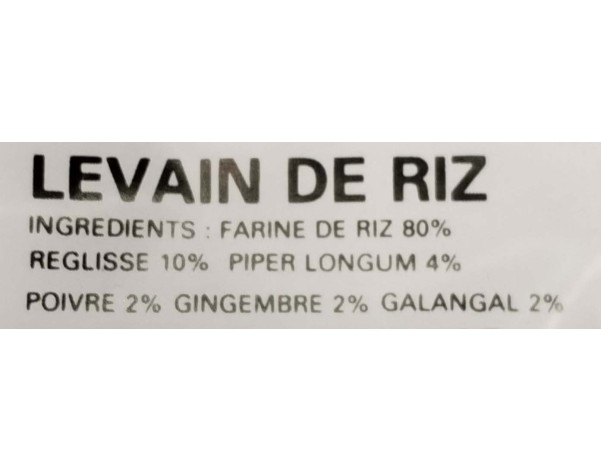 LEVAIN DE RIZ 3 P.