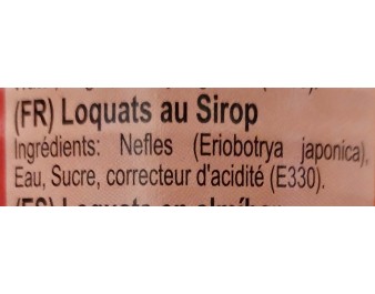 LOQUAT AU SIROP