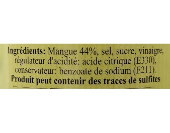 MANGUE COUPEE EN SAUMURE