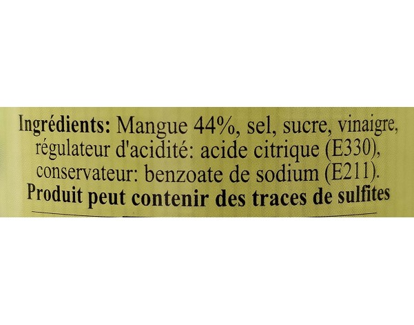 MANGUE COUPEE EN SAUMURE