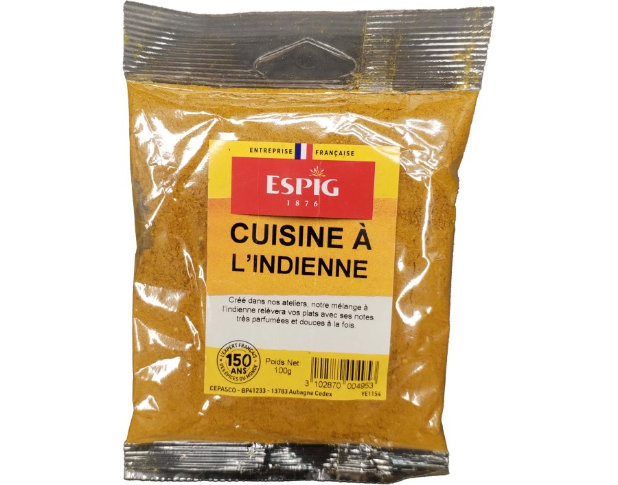 MELANGE D’EPICES POUR CUISINE INDIENNE