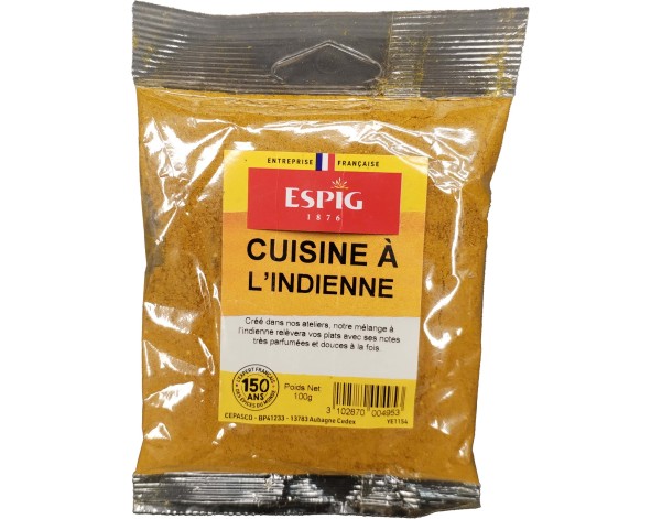 MELANGE D’EPICES POUR CUISINE INDIENNE