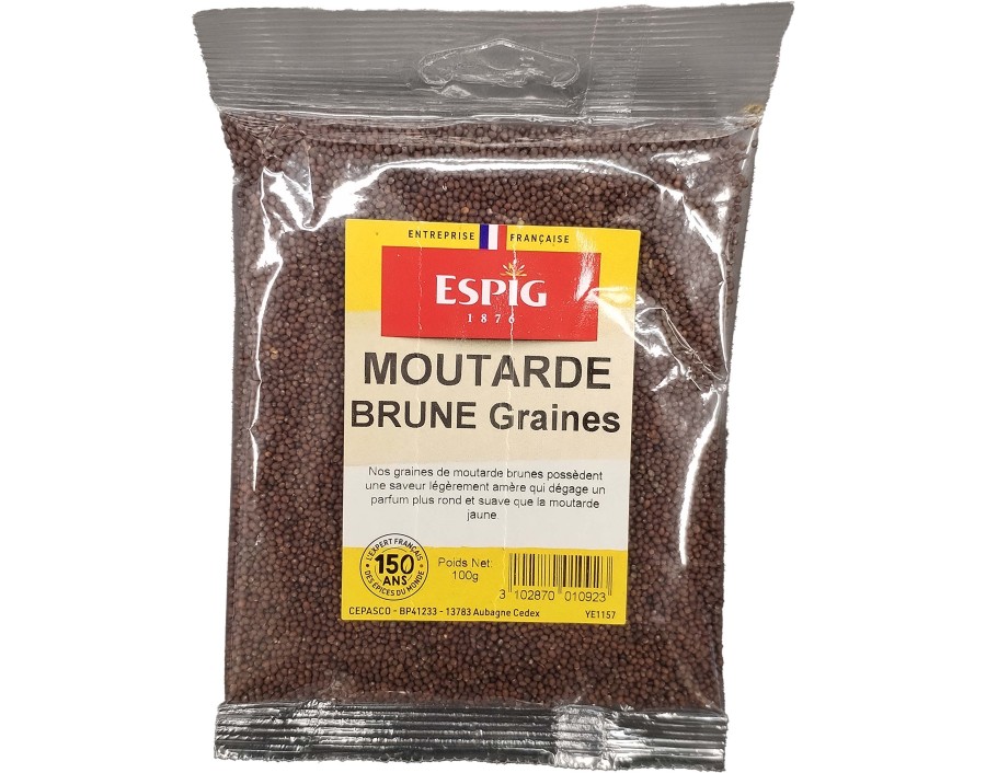 MOUTARDE BRUNE ENTIERE