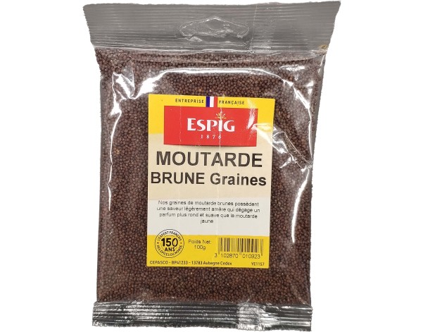 MOUTARDE BRUNE ENTIERE