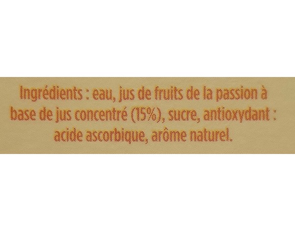 NECTAR AU FRUIT DE LA PASSION