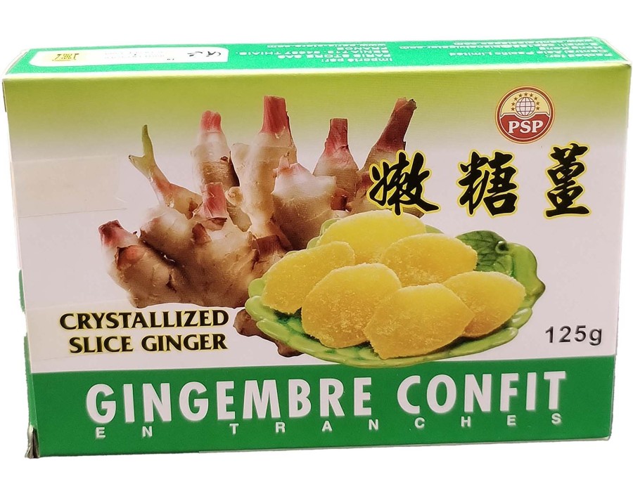 GINGEMBRE CONFIT EN TRANCHES
