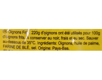 OIGNON RISSOLE