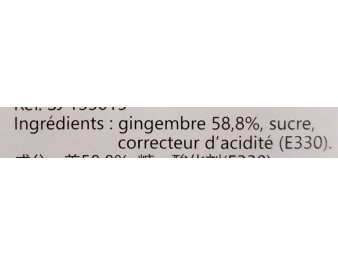 GINGEMBRE CONFIT ENTIER