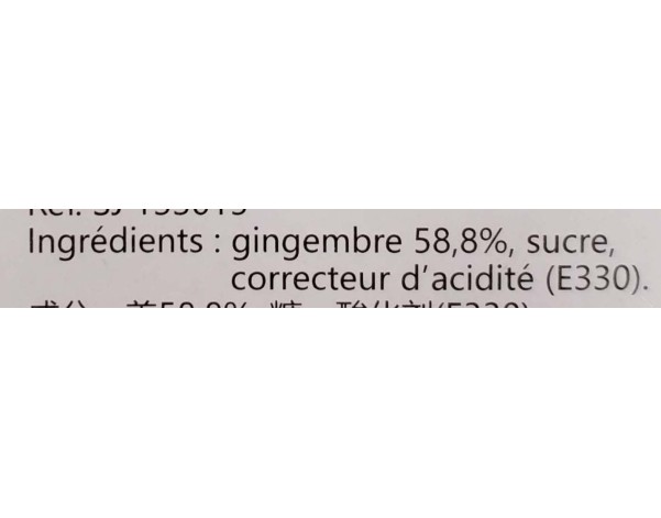 GINGEMBRE CONFIT ENTIER