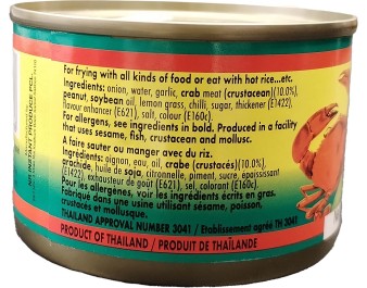 PATE DE CRABE HACHEE EPICEE