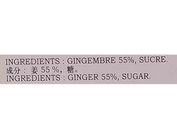 GINGEMBRE CONFIT ENTIER