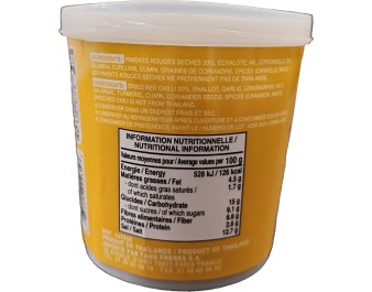 PATE DE CURRY JAUNE