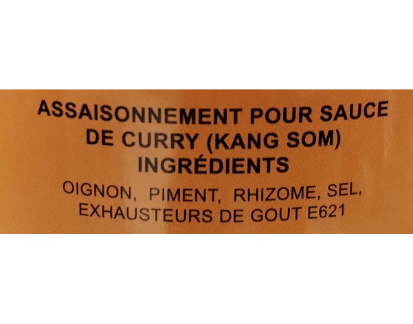 PATE DE CURRY KANG SOM