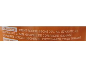 PATE DE CURRY MASSAMAN