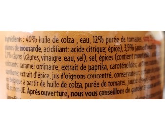 SAUCE ANDALOUSE