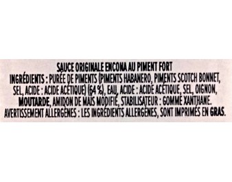 SAUCE DE PIMENT FORTE