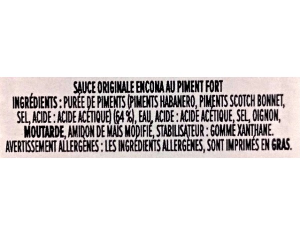 SAUCE DE PIMENT FORTE