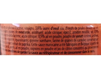 SAUCE MAROCAINE