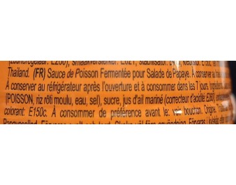 SAUCE POUR SALADE DE PAPAYE