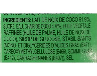 GLACE A LA NOIX DE COCO 5 P. ****