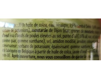 SAUCE TUNISIENNE