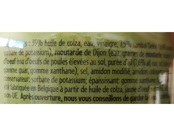 SAUCE TUNISIENNE