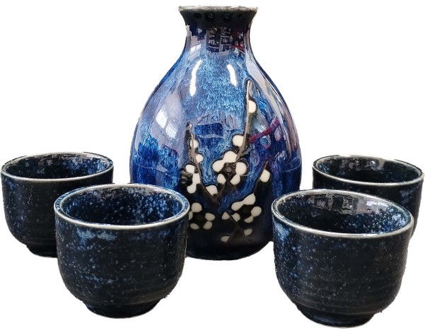 SERVICE A SAKE HANA BLEU 5 P. 300 ML