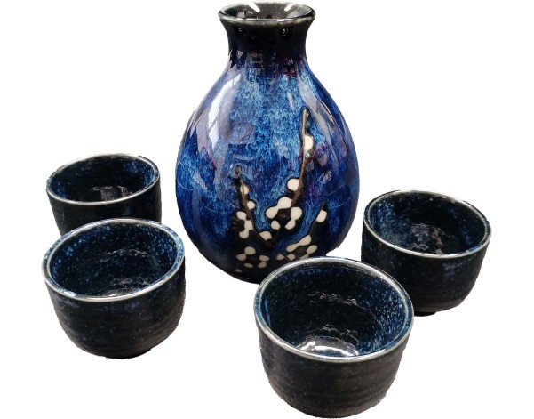 SERVICE A SAKE HANA BLEU 5 P. 300 ML