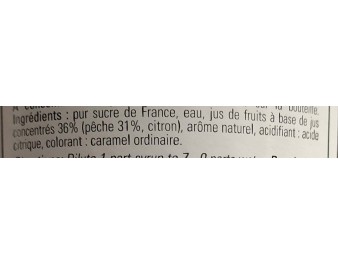 SIROP PECHE