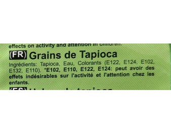 TAPIOCA EN CUBES