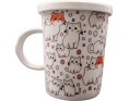 TASSE A THE CHATS 9.5 X 11 CM