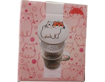 TASSE A THE CHATS 9.5 X 11 CM