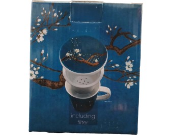 TASSE A THE MAGNOLIA BLAUW 9,5 X 11 CM