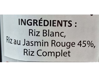 VERMICELLE DE RIZ AU JASMIN ROUGE