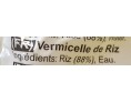 VERMICELLE DE RIZ BUN TUOI