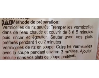 VERMICELLE DE RIZ BUN TUOI