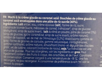 GLACE MOCHI CARAMEL SALE 6 P. ****