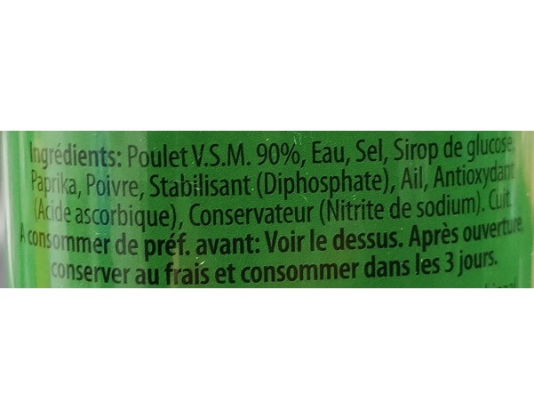 VIANDE DE POULET HALAL