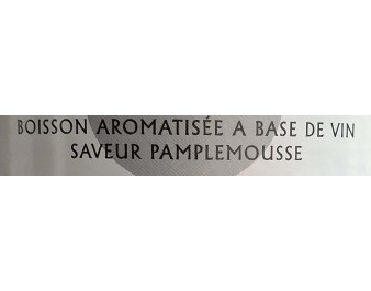 VIN ROSE PAMPLEMOUSSE 7.5°