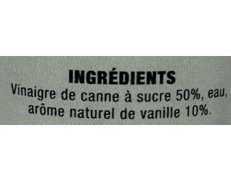 VINAIGRE VANILLE