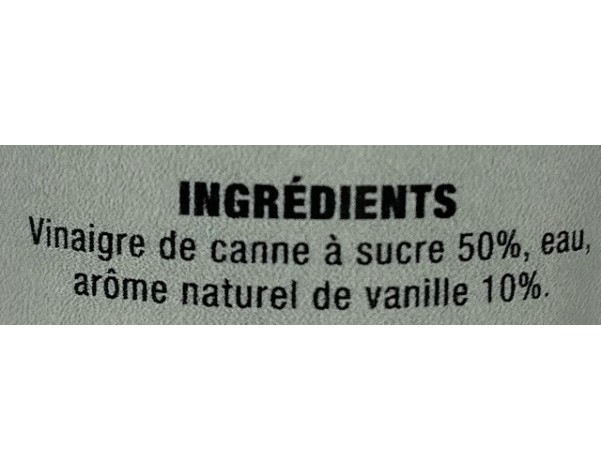 VINAIGRE VANILLE
