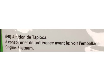 FARINE DE TAPIOCA