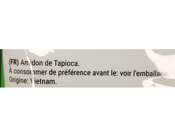 FARINE DE TAPIOCA