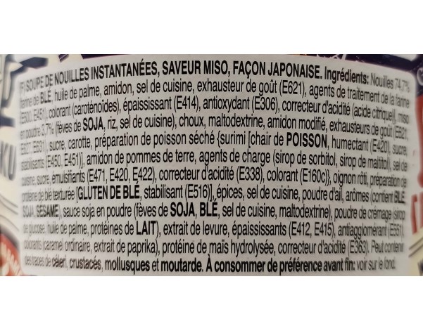 NOUILLES AU MISO