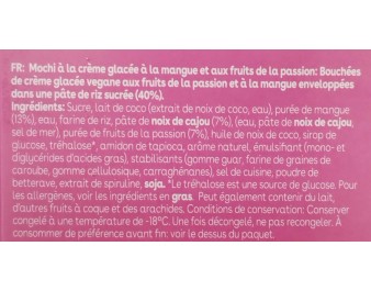 GLACE MOCHI PASSION MANGUE 6 P. ****